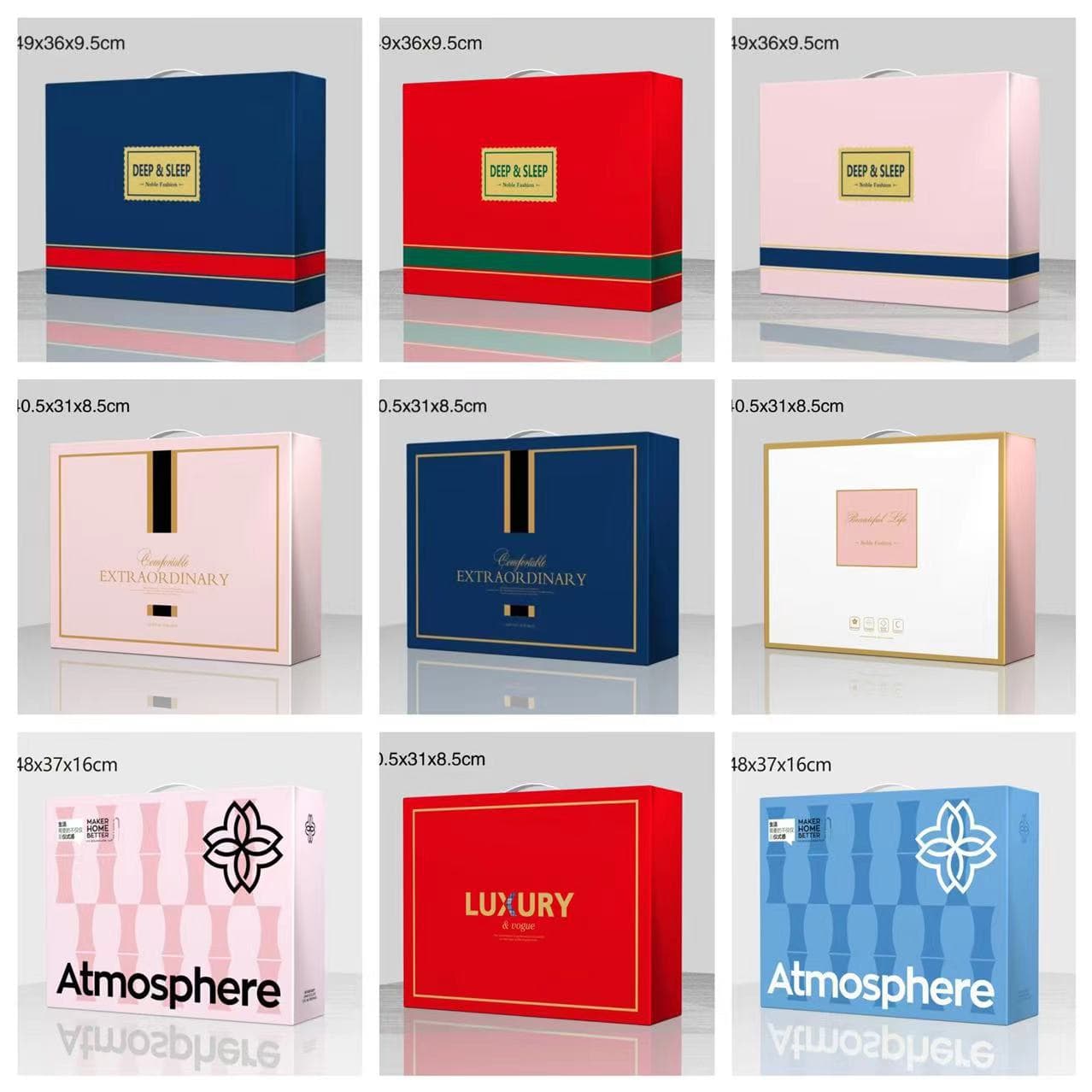 Four-Piece Set Packaging Box Home Textile Wedding Gift Box Corporate Event Gift Box Blanket Summer Quilt Paper Box Carton In Stock