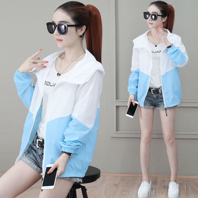 Short Sun Protection Jacket for Women Plus Size UV Protection 2025 Summer New Korean Style Thin Short Coat Loose Fit Sunscreen Jacket
