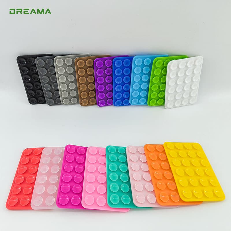 Double-sided 24-cup suction cup factory wholesale multifunctional 48-cup phone suction cup strong 10g square silicone suction cup