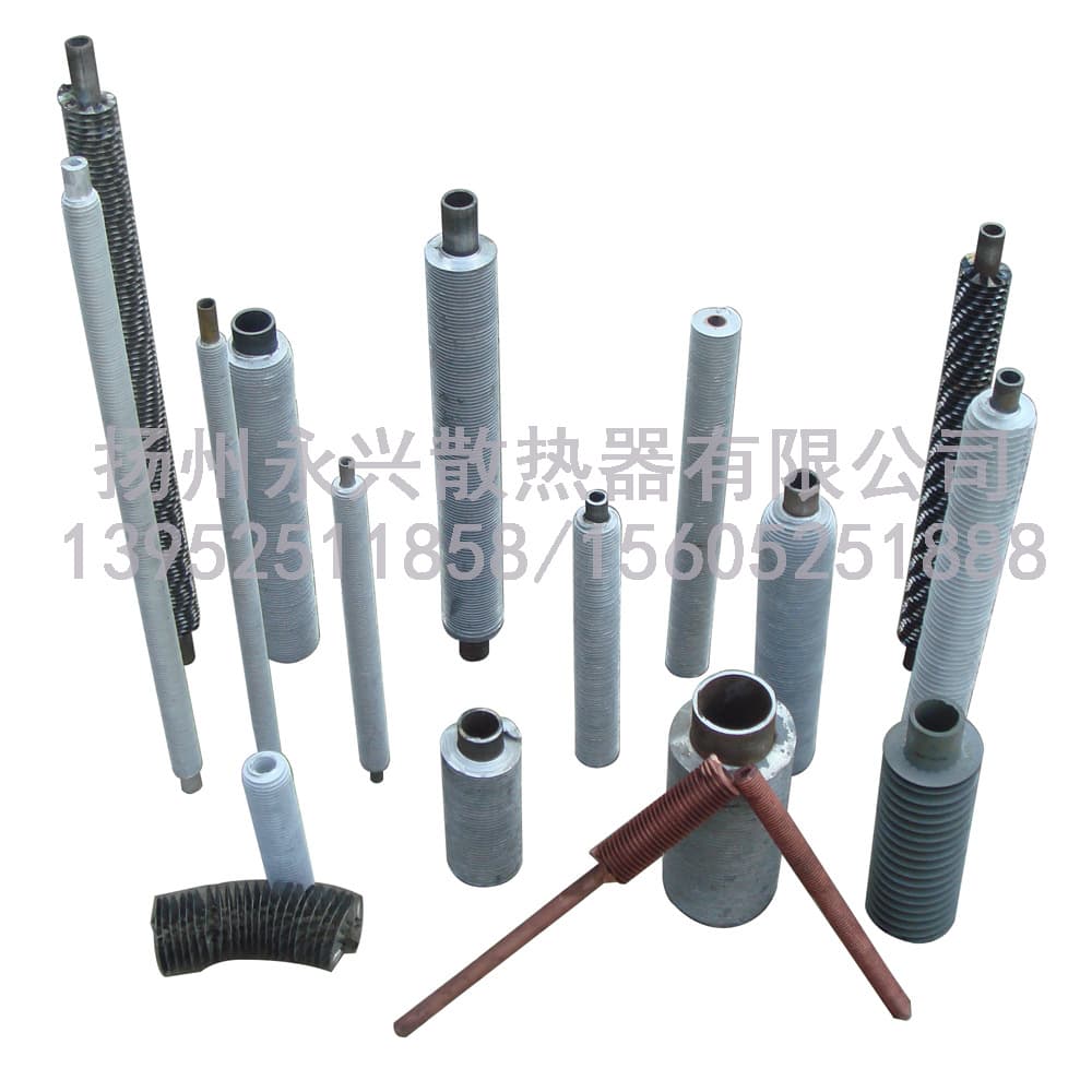 Steam heating copper radiator tube, waste heat recovery steel-aluminum single/double metal cooling stainless steel composite finned tube