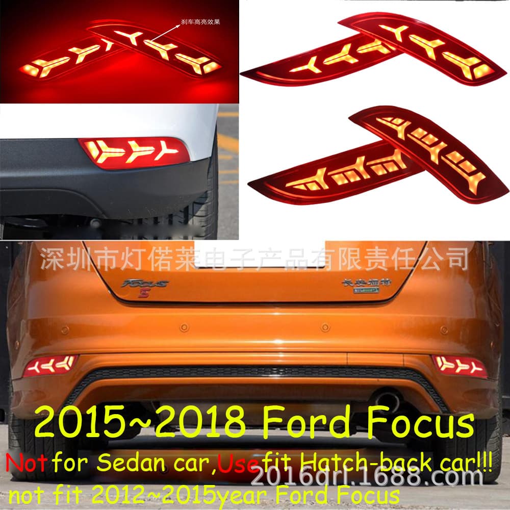 Suitable for Ford Focus rear bumper light LED brake light fog light warning light 2012 ~ 2018 models