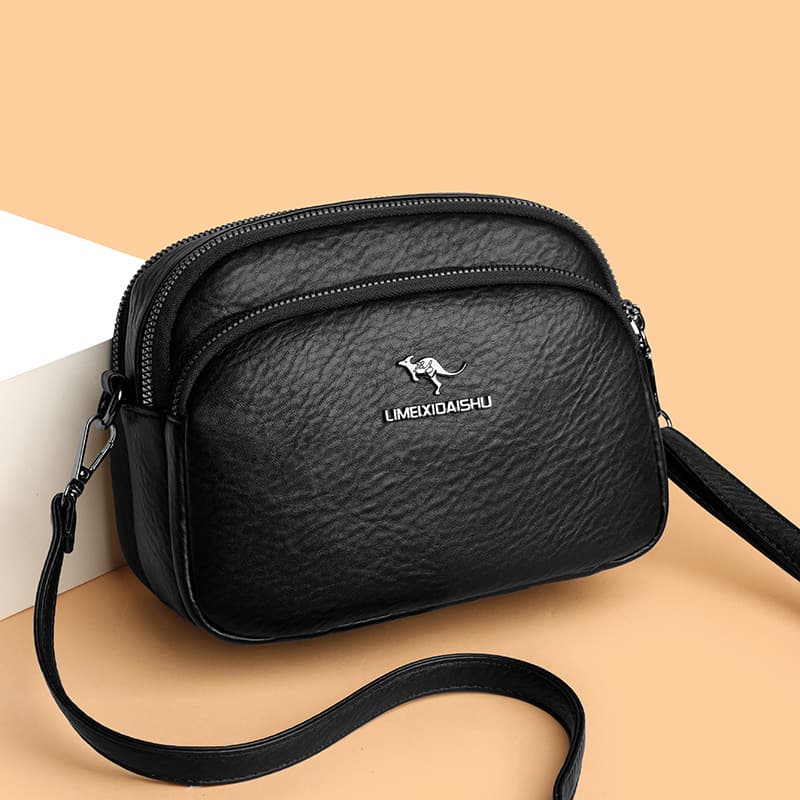 Cross-border Mini Bag for Women 2025 New Trendy Casual Phone Bag Soft Leather Versatile Middle-Aged Mom Bag Women's Crossbody Bag