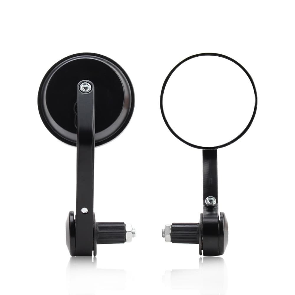 Motorcycle Universal Rearview Mirror Modified Reversing Mirror Power-Assisted Rider Handlebar Mirror 22mm All-Aluminum Round Handlebar Mirror
