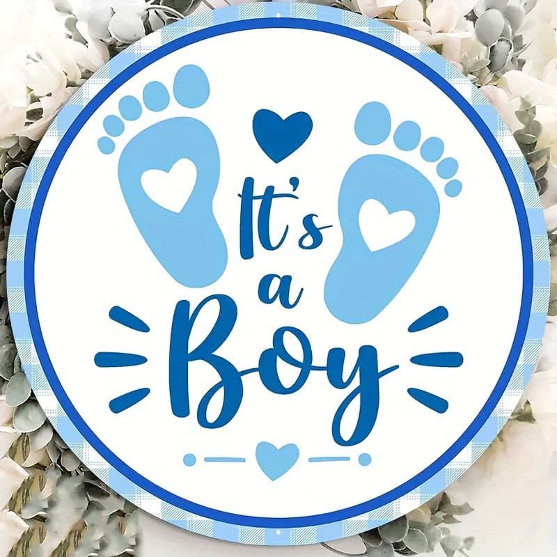 Cross-border Wooden Baby Keepsake Pendant Nursery Decoration Baby Shower Photo Prop Souvenir