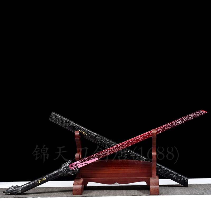Tang Hengdao Treasure Sword Integrated Manganese Steel Longquan Sword Outdoor Self-defense Cold Weapon Car-mounted Home Protection Xiuchun Sword Unsharpened