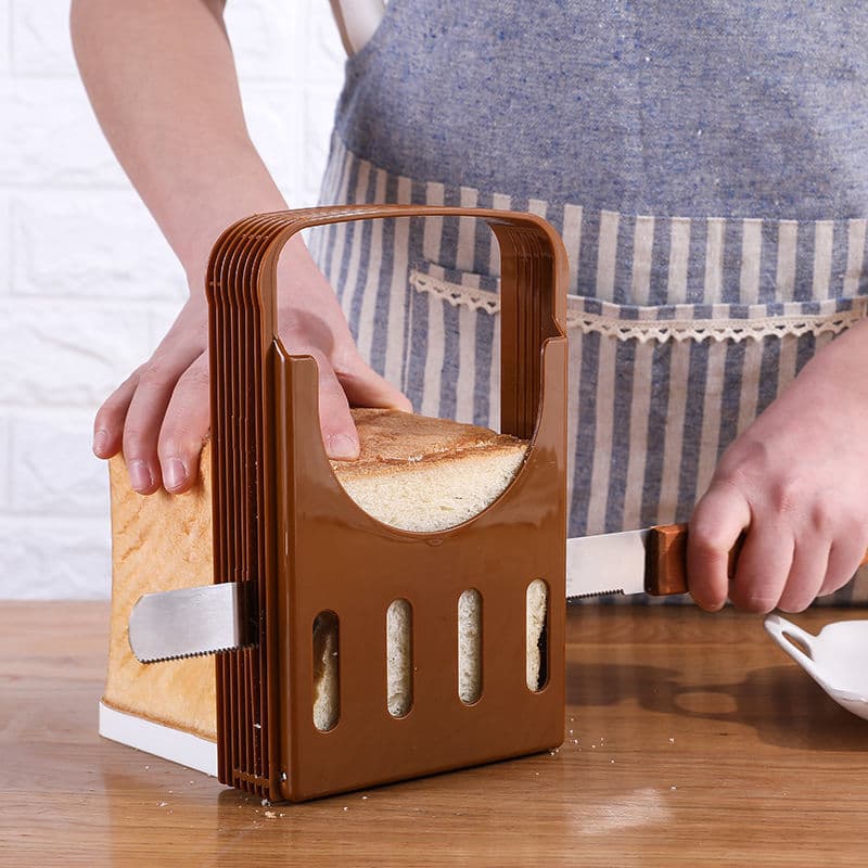 Toast Bread Slicer Brown Bread Slicing Rack Toast Home Bread Cutting Divider Baking Tool