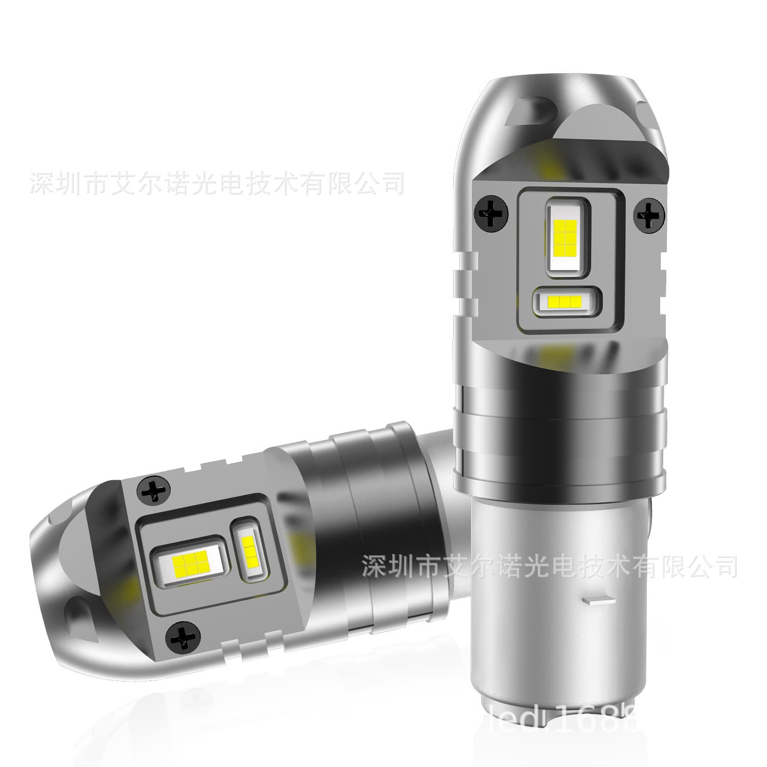 New Model LED Motorcycle Lights R2 G40 P45t Ba20d B35 S2 Aluminum Pieces Damage-Free Installation Motorcycle Light Assembly