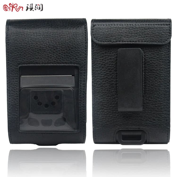 Jiabo Thermal Printer Leather Case Express Electronic Invoice Barcode Printer Portable Bag Order Scanner Leather Case