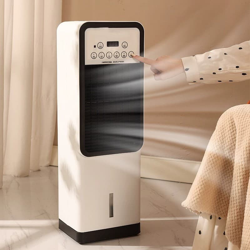 Cross-border Fast-Heating Vertical Heater, Dual Heating and Cooling Multi-functional Air Conditioner Fan, Energy-Saving Remote Control Home Electric Heater