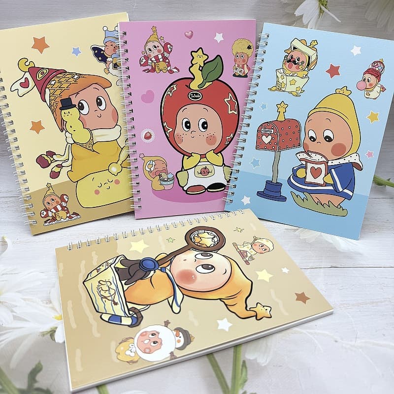 Internet celebrity new star notebook a5 coil stationery loose-leaf notepad student gift prize book