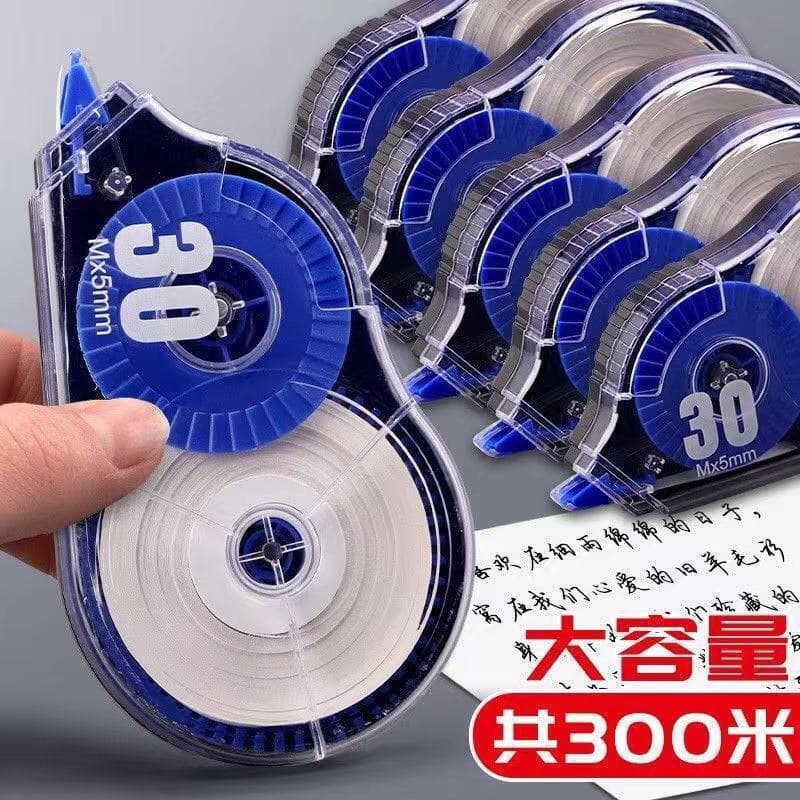 Correction tape with generous capacity, affordable set for students, creative full-length stationery wholesale.