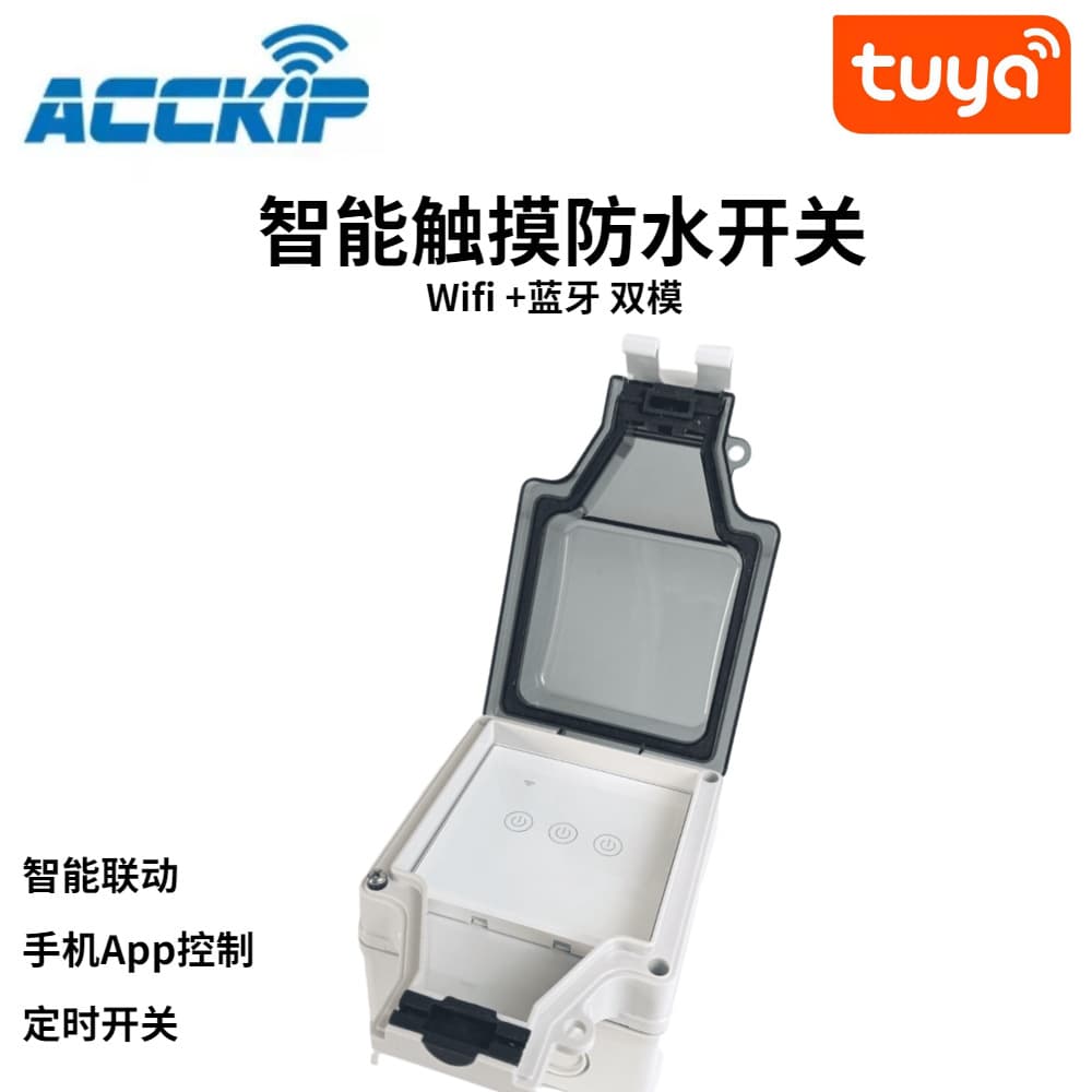Graffiti WiFi Smart Wall Switch Outdoor Timer Switch Remote Voice Control Outdoor Waterproof Switch
