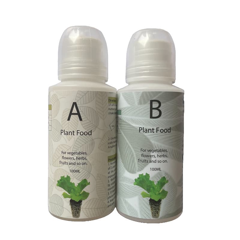 Soilless Cultivation Hydroponic Nutrient Solution Granules Water Soluble Fertilizer AB Liquid Growing Machine Nutrient Granular Fertilizer