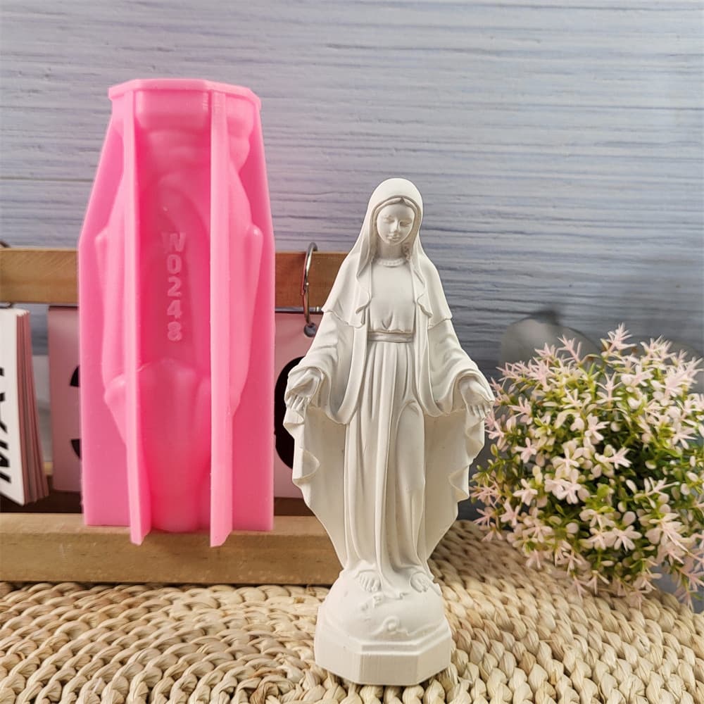 Gypsum ornament silicone mold DIY gypsum cement desktop ornament silicone mold W0248