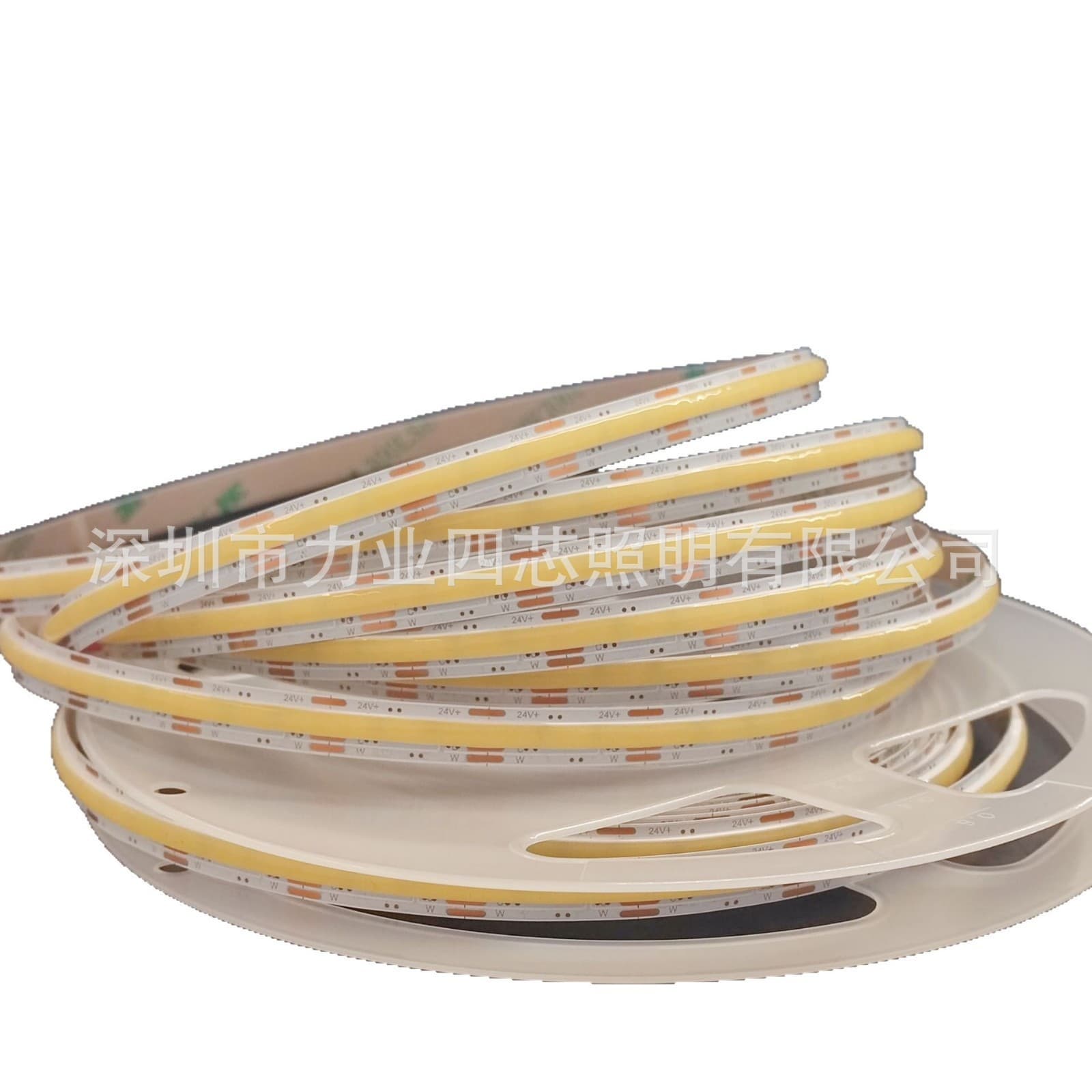 Original Factory Dual Color Temperature 8mm COB LED Strip 24V 608 LEDs per Meter 2700-6500K COB Dimmable Color Temperature Adjustable Light Strip