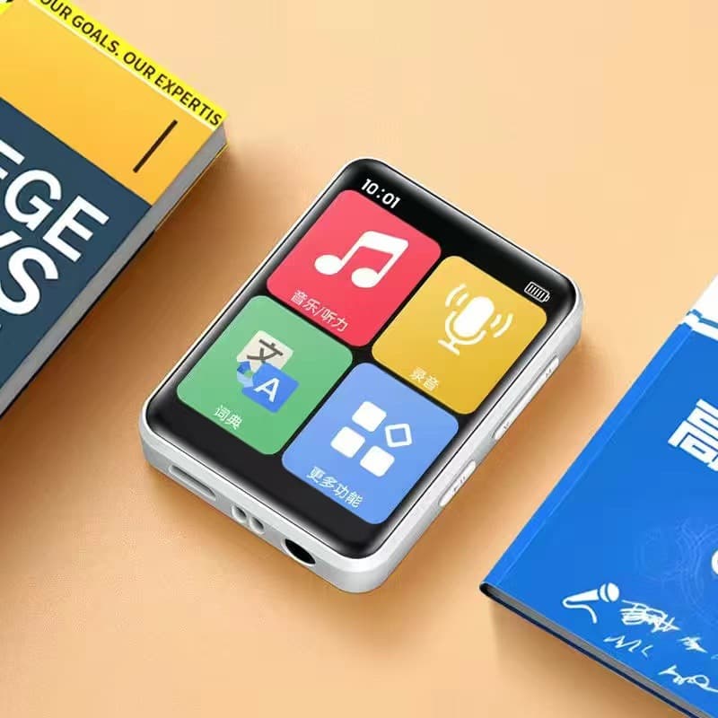 Cross-border popular MP3 player, student version, touchscreen Bluetooth MP4 music player, for listening to music and reading novels.