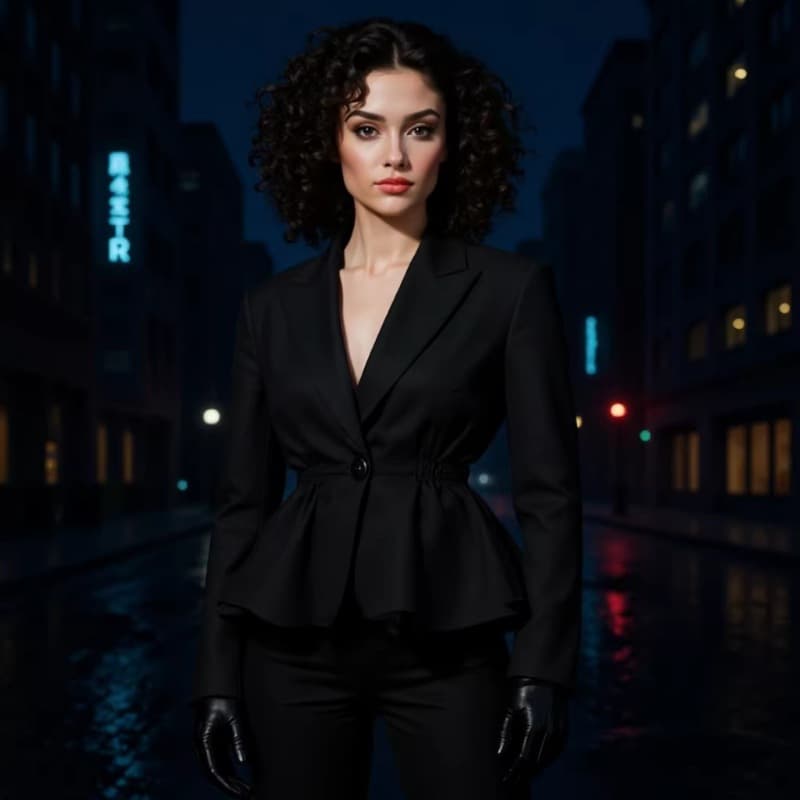European and American Style Black Waist-Cinching Blazer for Women, 2026 Spring and Autumn New Elegant Mature Style Top