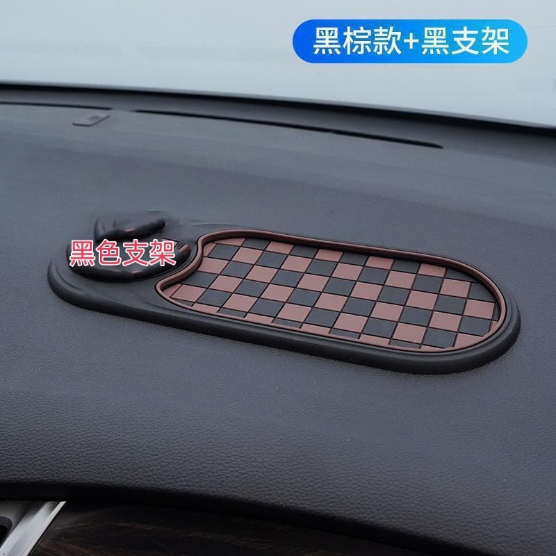 Car Phone Holder, Car Navigation Sunglasses Holder, 3-in-1 Multifunctional Parking Sign, Center Console Storage Organizer, Universal