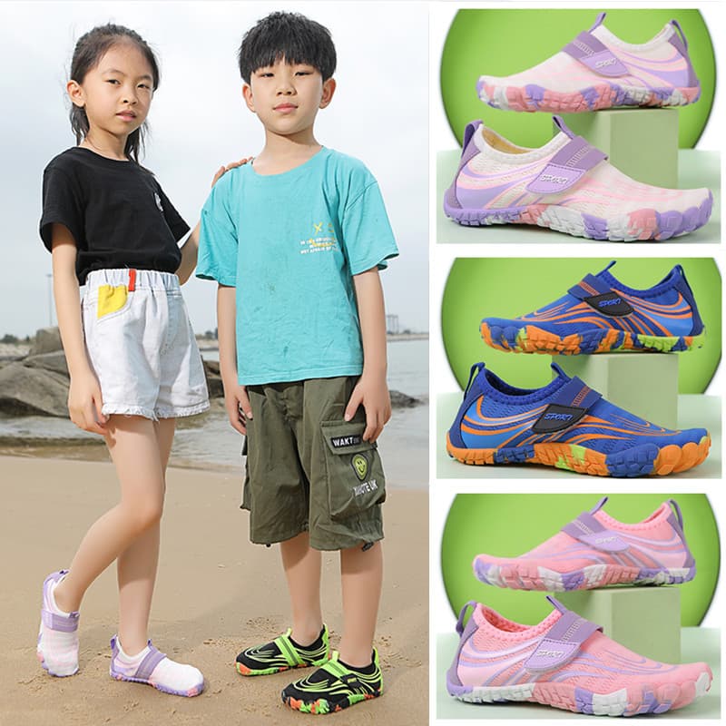 Children's River Tracing Shoes, Non-Slip Beach Shoes, Men's and Women's Swimming Shoes, Anti-Cut Breathable Outdoor Rafting Wading Shoes