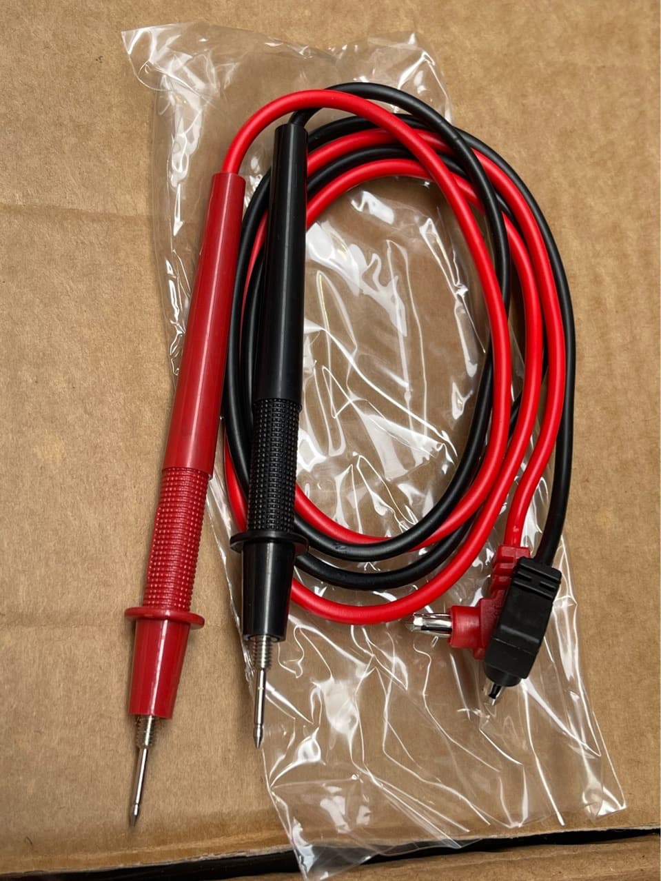 HC92 Threaded Test Lead Semi-Sheathed Threaded Digital Multimeter Test Probe Replaceable Tip Pointed Probe