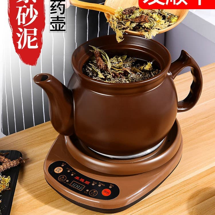 Purple Clay Automatic Medicine Decoction Pot, Electric Brewing Pot, Home Use Electric Casserole, Health Machine, Others