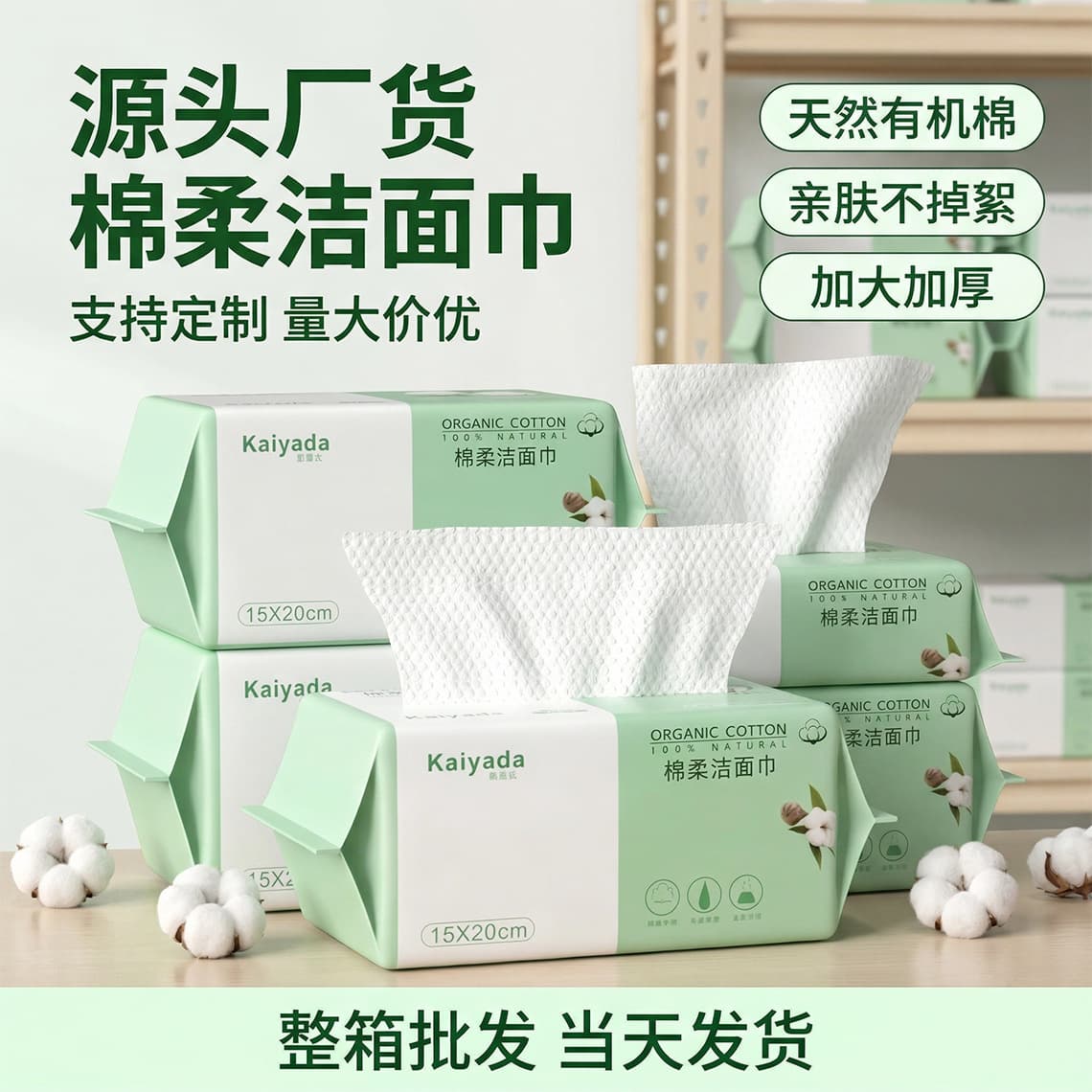 Disposable Facial Towel Wholesale, Pull-Out Type, Pure Cotton Thickened Pearl Texture, Dry and Wet Dual-Use Cotton Soft Towel, Face Cleaning Tissue