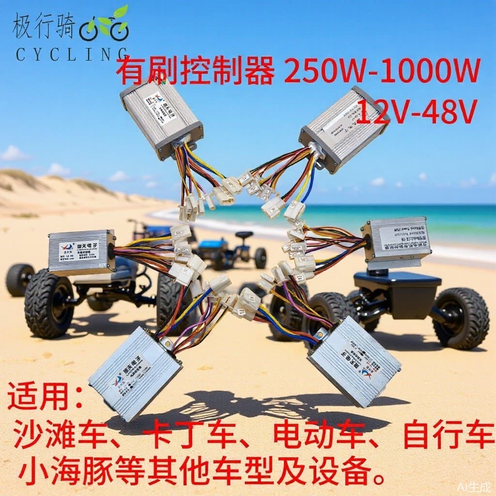Brush controller 250W-1000W12V24V36V brush controller ATV go-kart electric car control