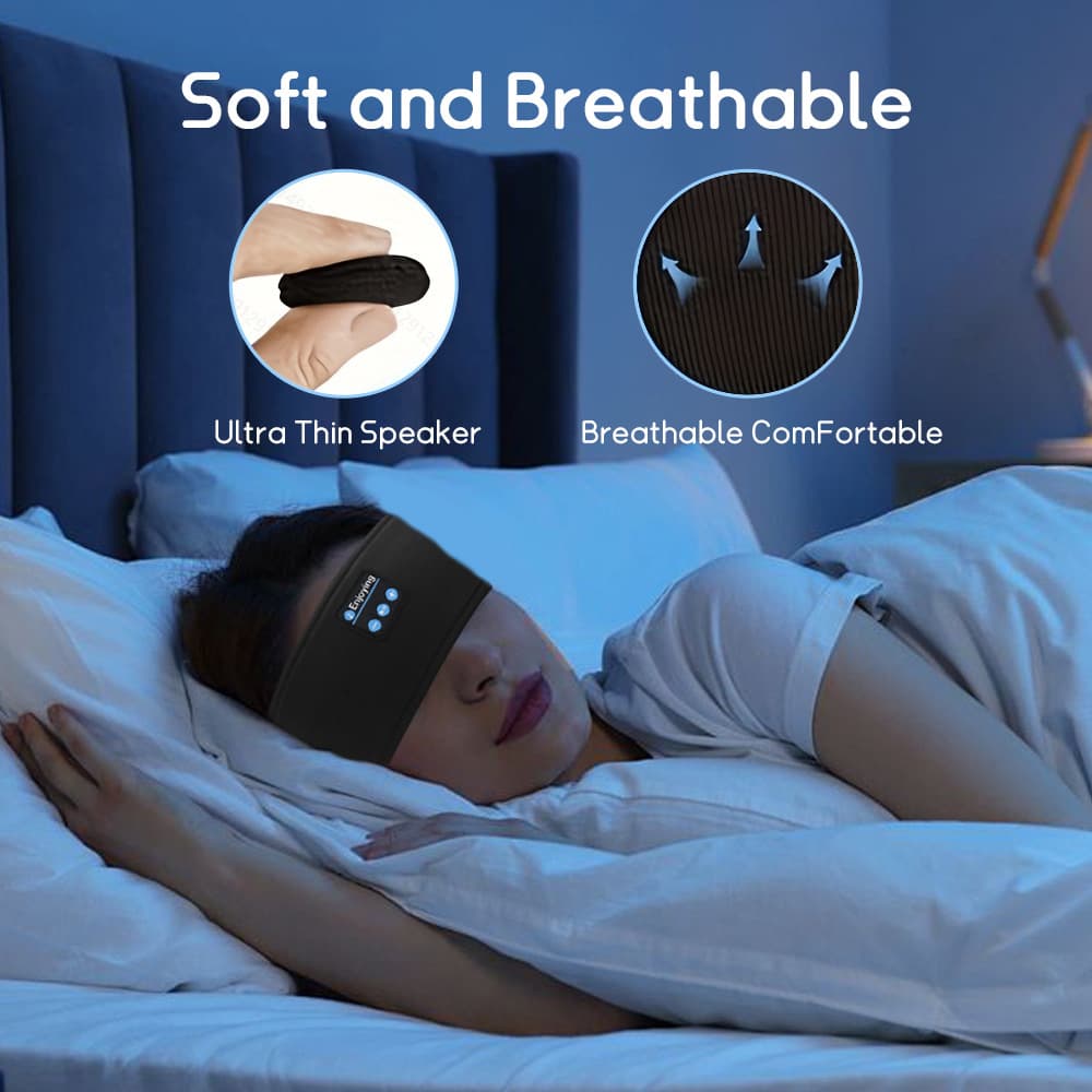 Headband Earphones Dual Ear Stereo Summer Cycling Outdoor Neck Gaiter Sports Call Bluetooth 5.4