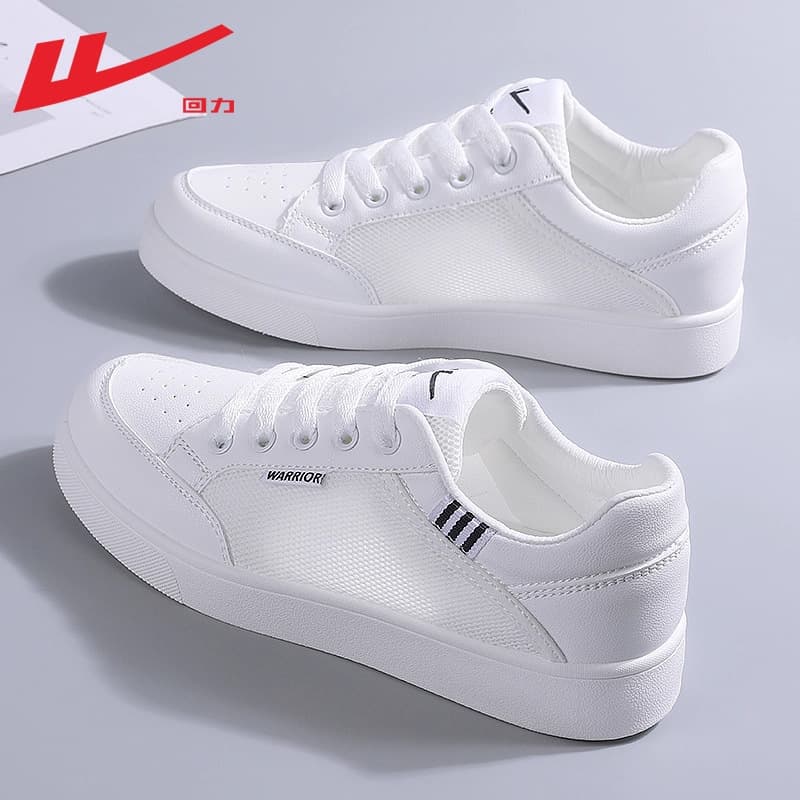 Warrior Women's Thin Breathable Skate Shoes Classic Versatile Casual Shoes Mesh White Sneakers Couple Style Wholesale Shoes