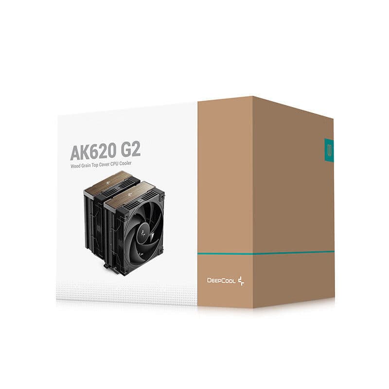 Kyushu Fengshen AK620 G2 Black King Kong Intelligent Digital Display CPU Air Cooling Radiator Wood Grain Twin Towers 6 Heat Pipes