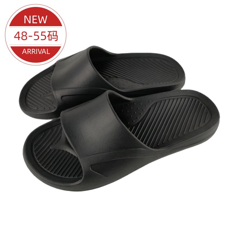 Extra Large Size Men's Slippers Size 48 to 55 Summer Large Size Ultra Light Non-Slip EVA Cross-Border Foreign Trade Beach Slippers