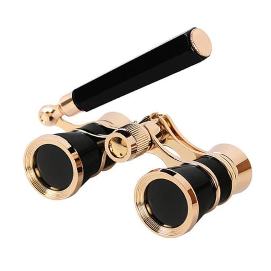 Cross-border 3X25 theater viewing mirror with chain handle outdoor travel to watch performances and gifts binoculars high-definition telescope