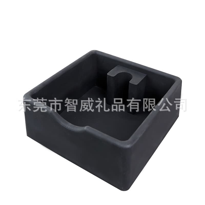 Coffee Knock Box, Silicone Silent Knock Box, Coffee Grounds Trash Can, Coffee Machine Compatible Waste Bin, Tamper Base