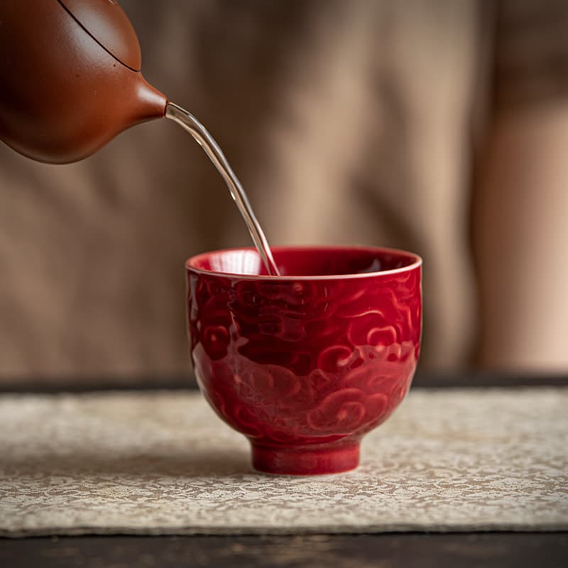 Ceramic Vintage Master Cup, Kung Fu Tea Cup, Personal Tea Cup, Tea Tasting Cup, Tea Room Tasting Cup, Home Use Anti-Scald Tea Cup