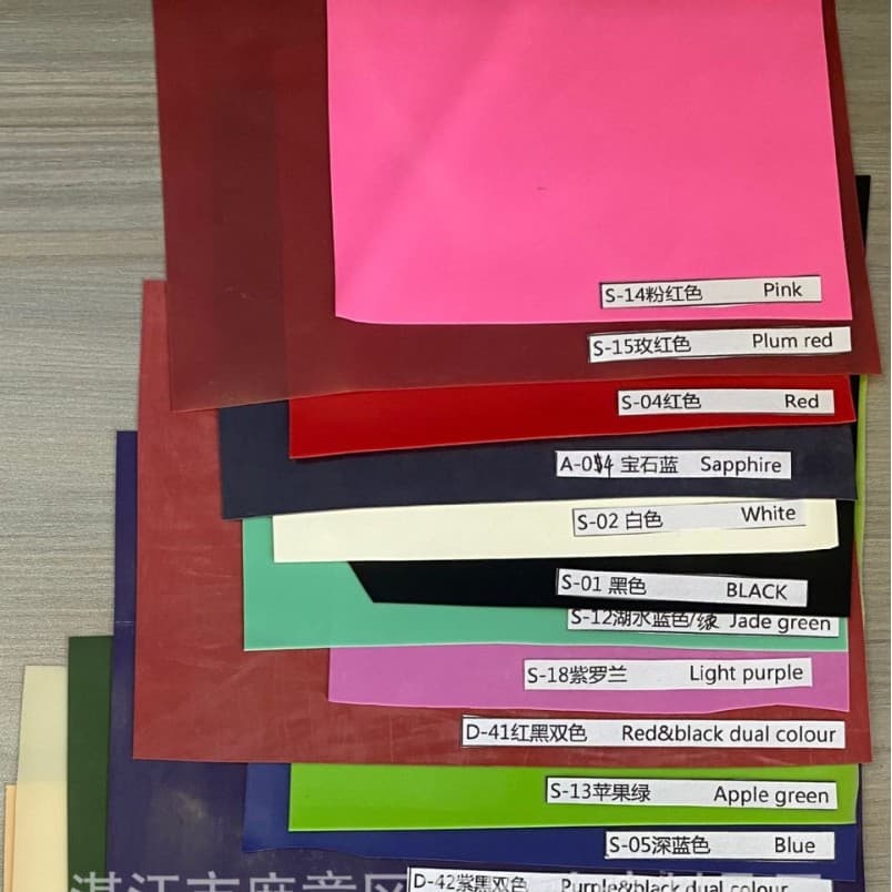 Natural latex sheets, latex film, raw materials for latex clothing.