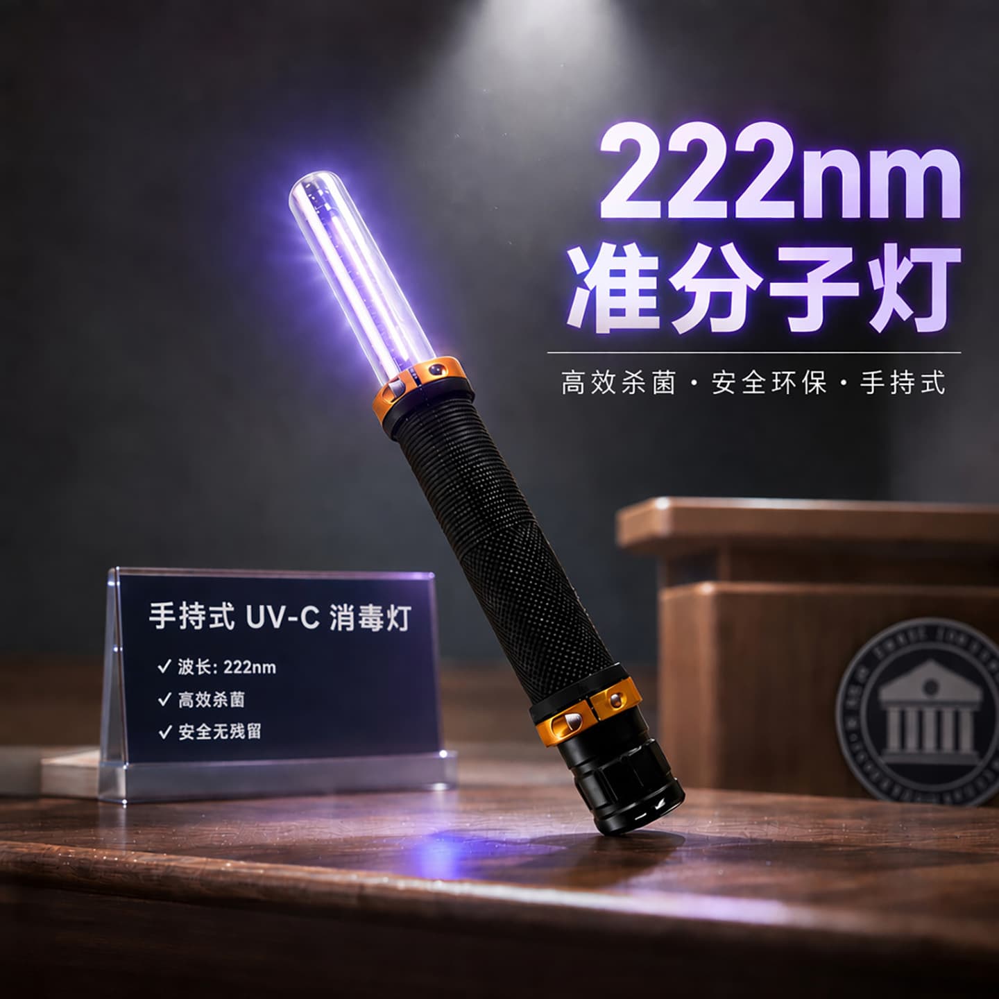 New ultraviolet germicidal lamp handheld disinfection stick special disinfection lamp hotel medical and scientific research 222nm ultraviolet lamp