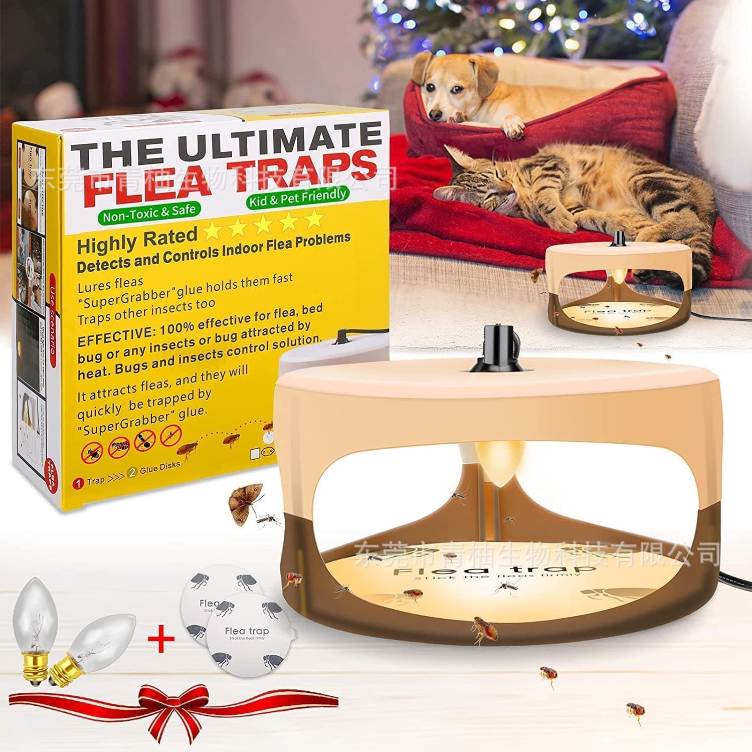 Amazon's best-selling moth trap for pets and home use, a flea and tick trap.