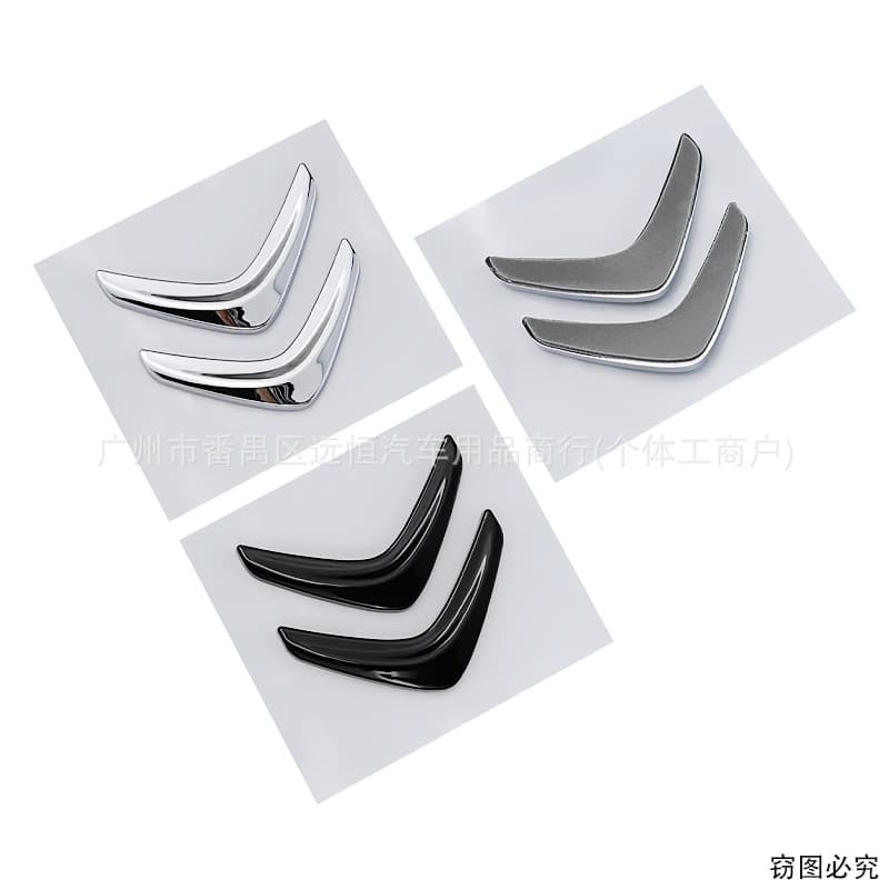 Suitable for Citroen C3C4C5 DS5 DS6 steering wheel center cover decorative logo airbag horn car logo