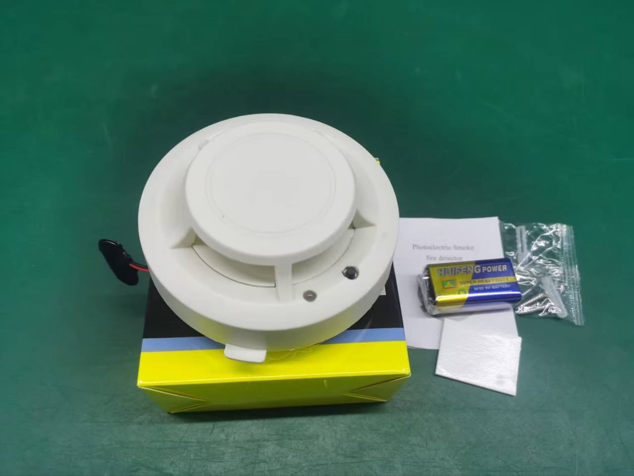 9V Battery Smoke Alarm Inspection Household Commercial High Volume Fire Detection Independent Smoke Alarm