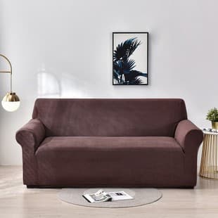 Cross-Border Corn Velvet High-Gram-Weight Full-Cover Elastic Sofa Cover, Universal Sofa Slipcover, Full-Cover Combination Sofa Cloth