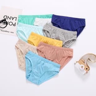 Cross-border children's underwear, 100% cotton boys' briefs, boys' underwear, boxer briefs, wholesale