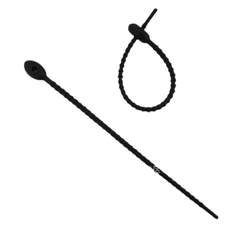 Colorful Soft Rubber Tie Data Cable Winder Headphone Cable Storage Organizer DIY Keychain Accessory Twisting Pendant