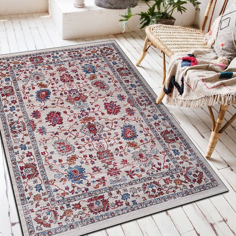 Cross-border Persian Rug Bohemian Ethnic Style Carpet for Bedroom Living Room Hotel Homestay Full Coverage Carpet