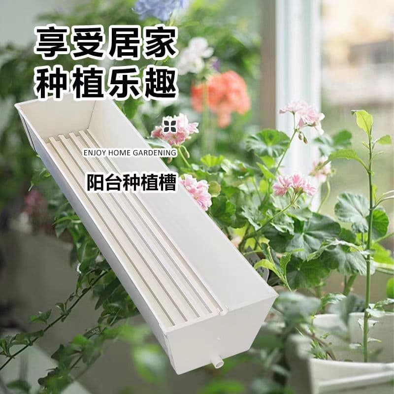 Large-scale greenhouse soilless cultivation trough for double-row vegetable planting, flat-bottom PVC material strawberry vertical planting trough