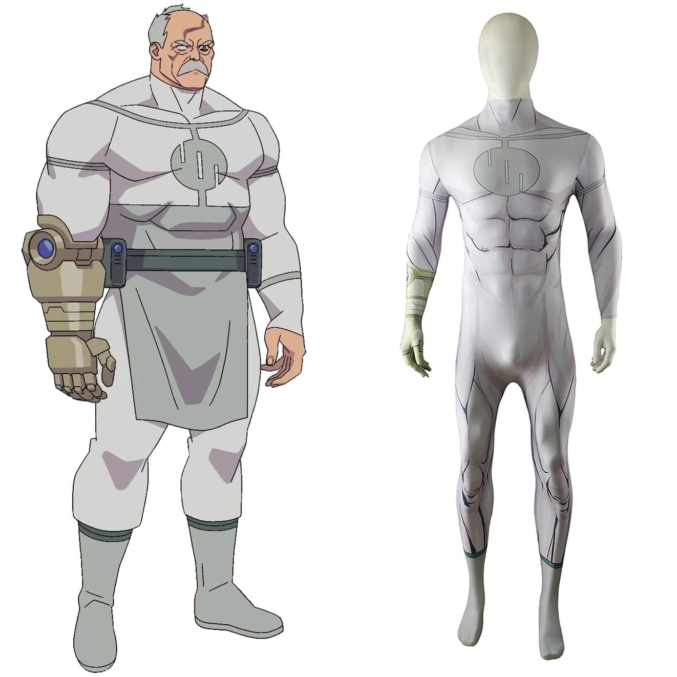 Invincible Conqueror Halloween Cosplay Stage Costume Anime Role-Playing Bodysuit Stage Wear