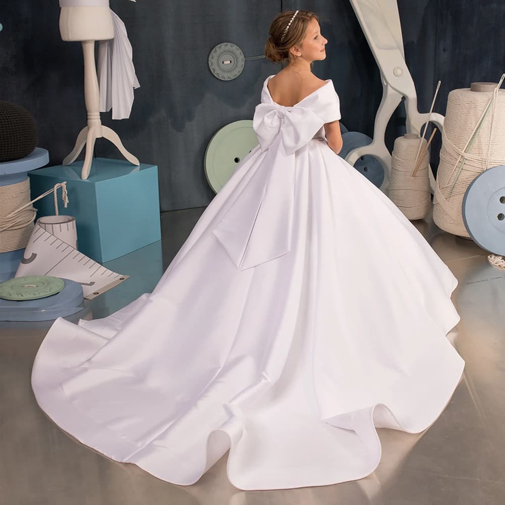 European and American children's banquet dress, girl's piano performance dress, girl's birthday model catwalk evening dress foreign trade