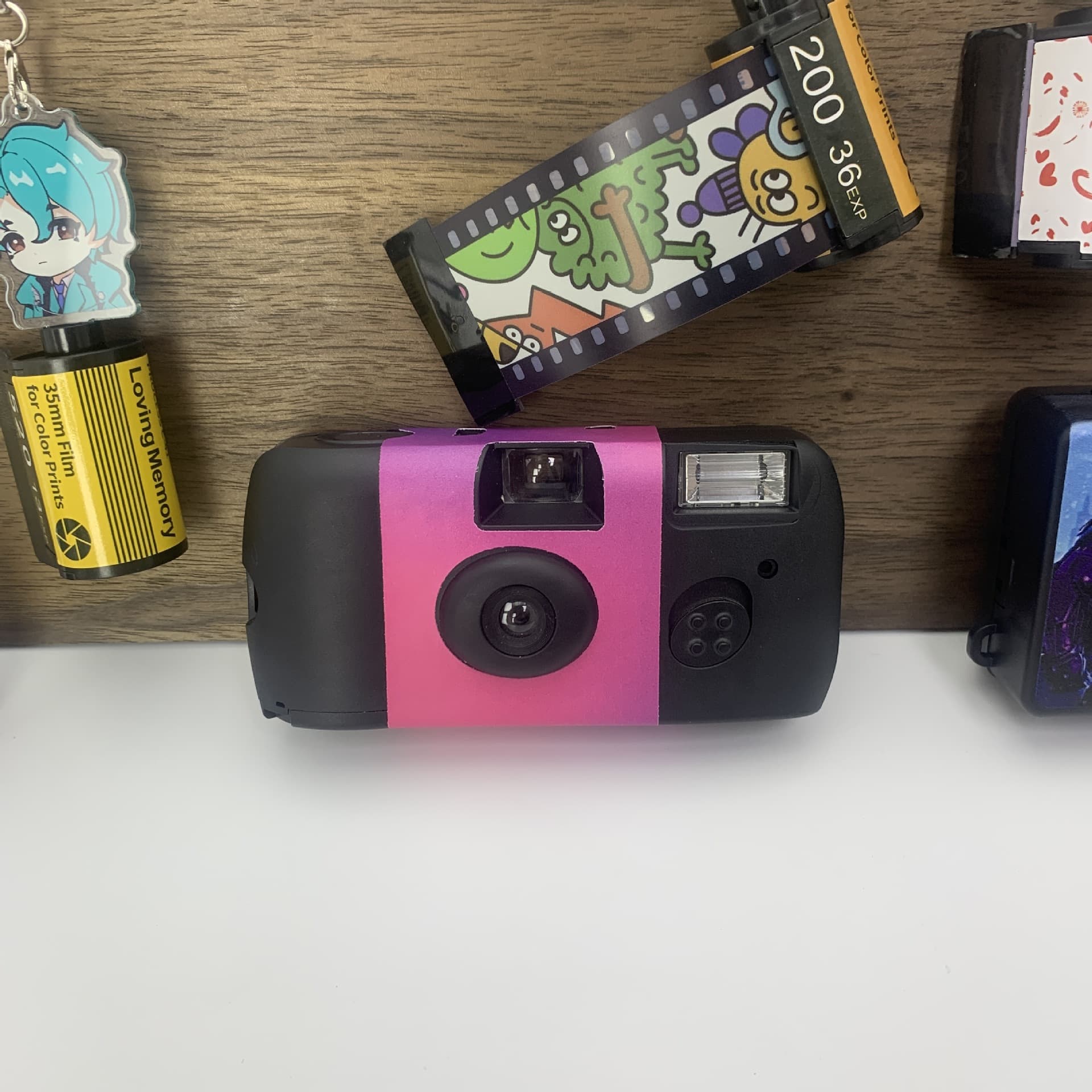 Pucai C41 New Full-Frame Camera Film Disposable with Flash Film Camera, Customizable LOGO, Beginner-Friendly