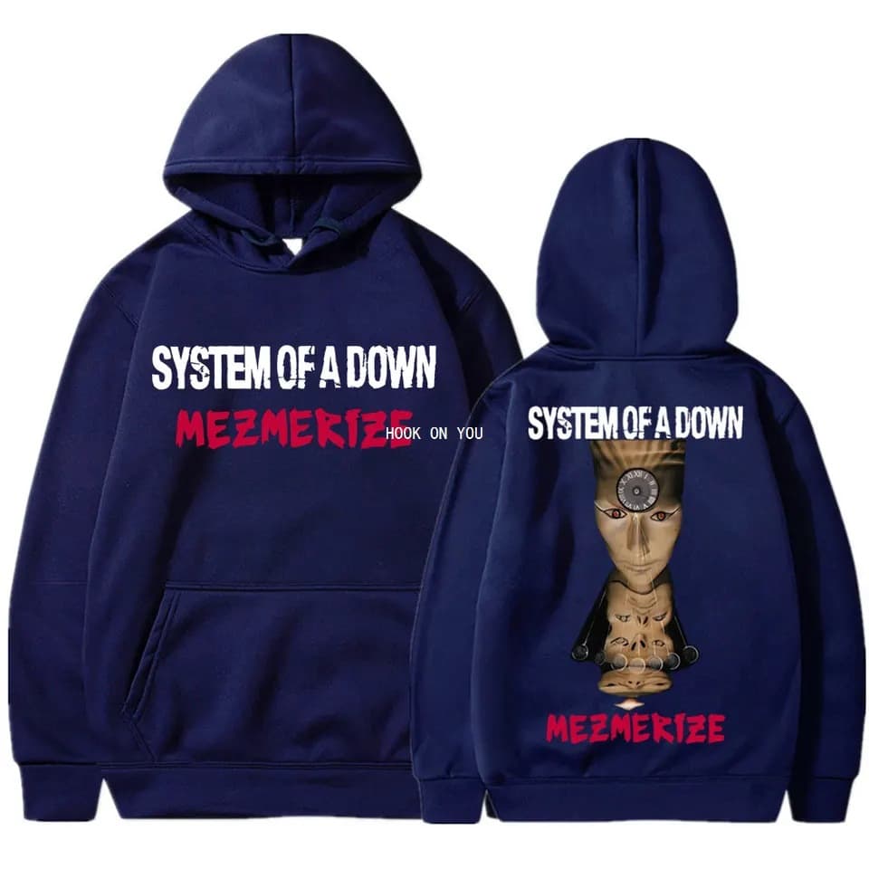 Rock Band System Down Mezmerize Music Album Hoodie Men Women Gothic Style