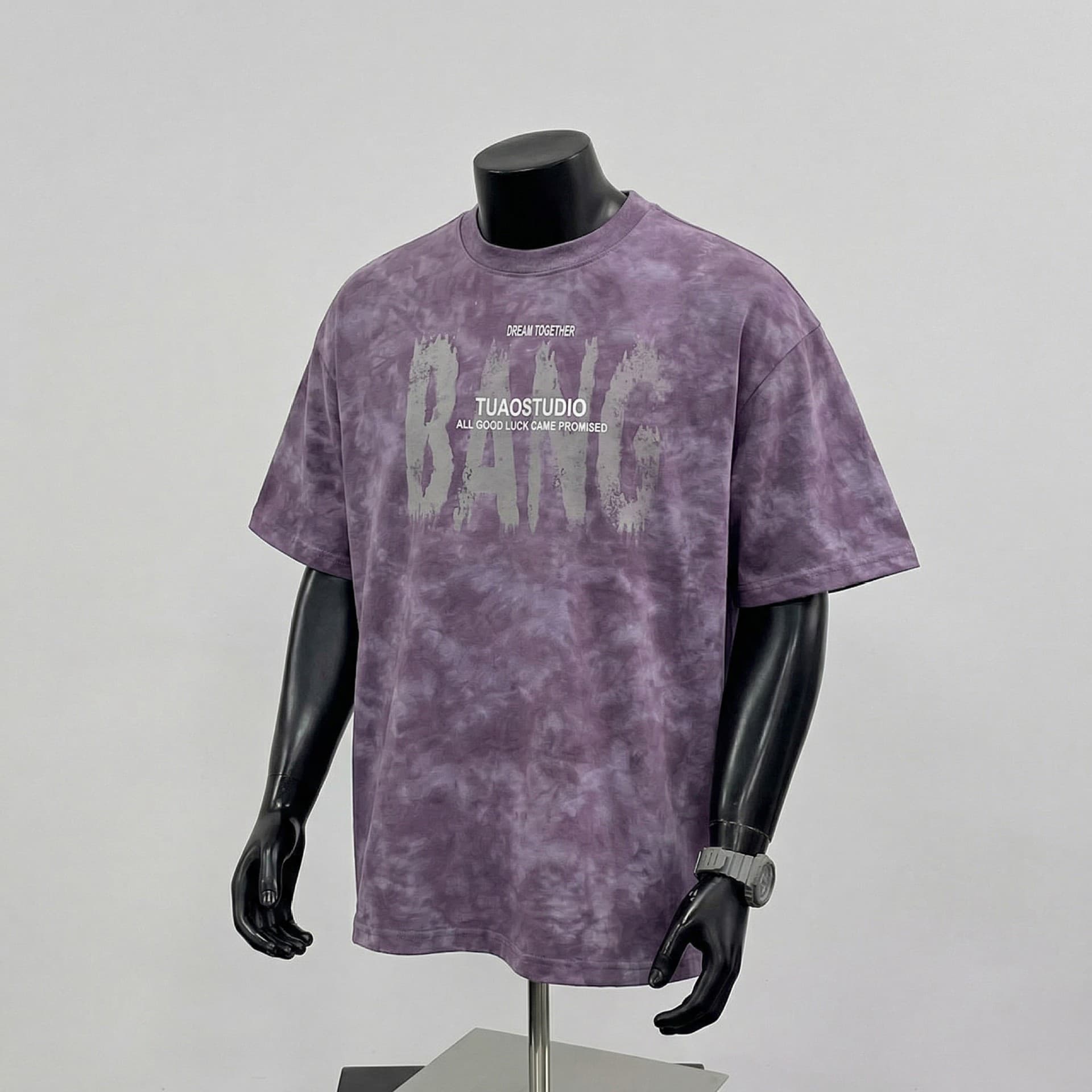 American Tie-Dye Short Sleeve T-Shirt Men's Summer 2026 New Trendy Streetwear Casual Loose Top Wholesale