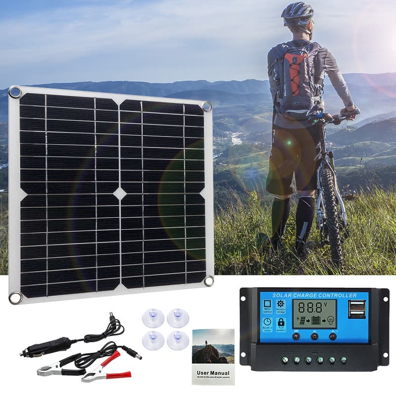 Cross-border exclusive supply of Solar Pane portable outdoor car camping photovoltaic modules and solar panel controllers